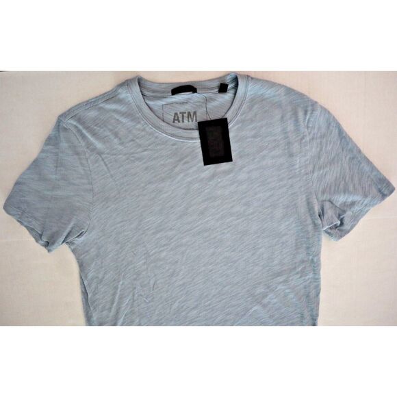ATM Anthony Thomas Melillo AM4000-FK Men's Sz S Marina Blue S/S Crewneck Tee - Picture 5 of 6